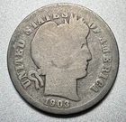 1903-S  BARBER DIME    TOUGHER KEY DATE #2352