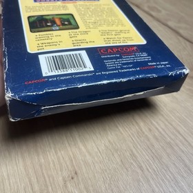 Ghosts 'n Goblins Hangtab 5 Screw Nintendo NES Complete in Box CIB