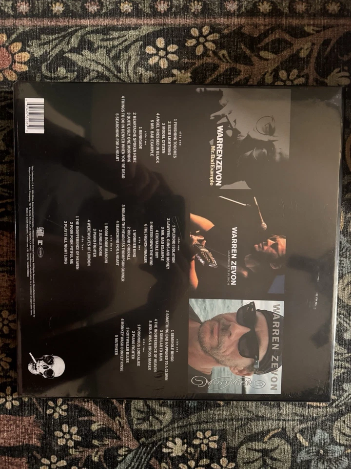 Warren Zevon фортепиано боец - гигантские годы ограниченного RSD 2025 новый винил 4 LP - Изображение 2 из 2