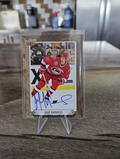 2024-25 Engrained Icons Jeff Daniels Beehive Signatures #BH-JE Canes