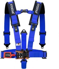 Kyostar 5 point Black Series Latch and Link Safety Harness Set Blue 