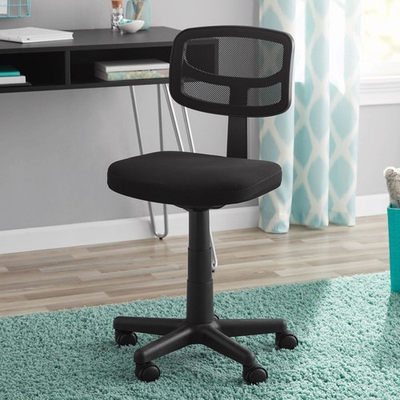 #ad Mainstays Mesh Task Chair with Plush Padded Seat Teens and Adult Black Black $38.40
