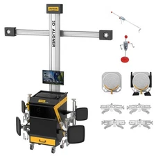 3D Fully Automatic Wheel Alignment Machine Car Tire  Wheel Aligner System Tool 
