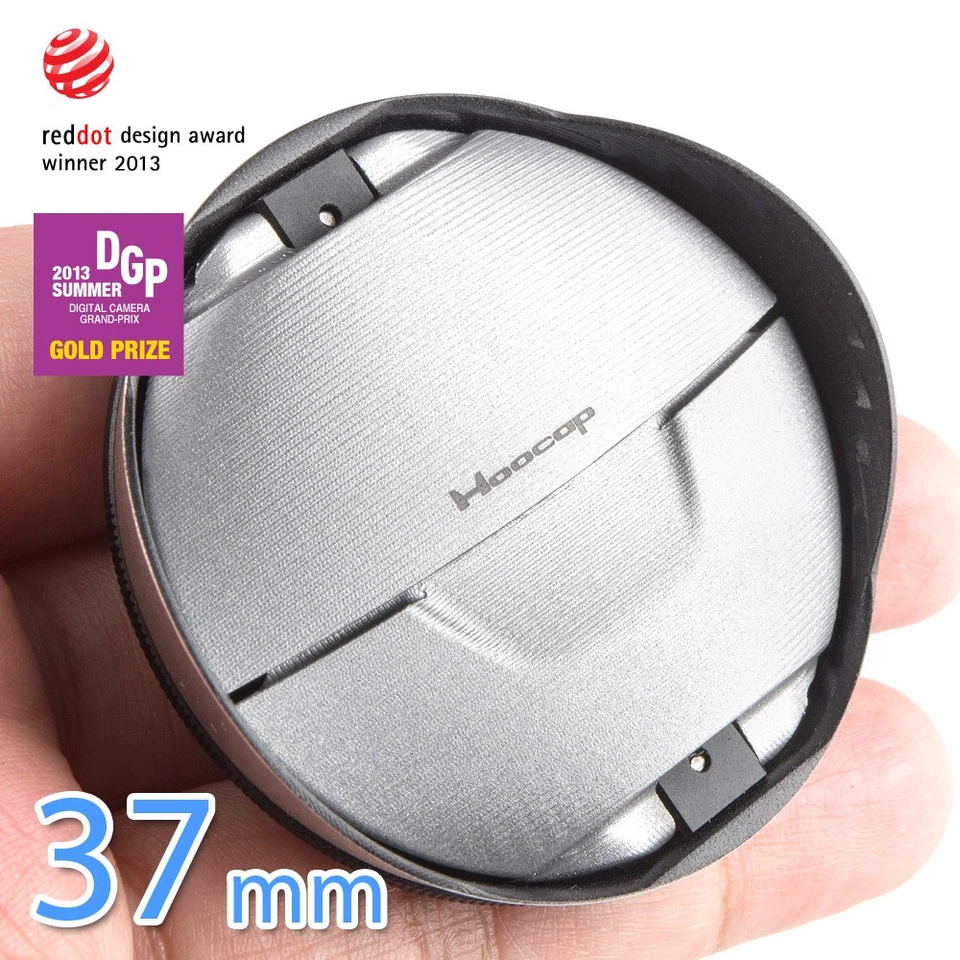 VAWiK Hoocap TX37S aluninum lens cap + hood 2 in 1 fits filter thread 37mm ε - Image 3 of 4