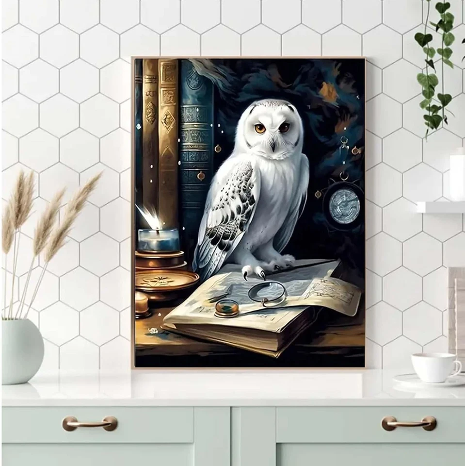 Malen nach Zahlen Erwachsene Tiere Eule - malen nach zahlen ab 9 jahre mädchen  - Bild 2 von 4