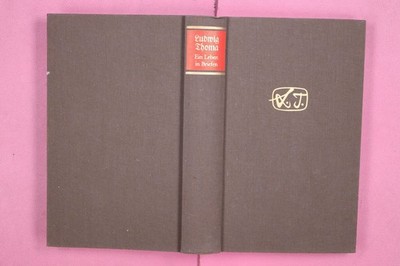 287854 Ludwig Thoma EIN LEBEN IN BRIEFEN R. Piper & Co. Verlag HC