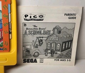SEGA Pico "The Berenstain Bears A School Day" Storyware Game