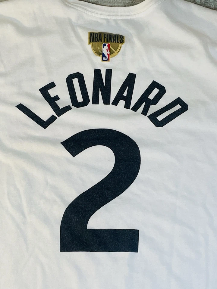 Camiseta Kawhi Leonard Nike Toronto Raptors 2019 Campeonato Finales NBA Hombre’s XL Foto 4 de 4