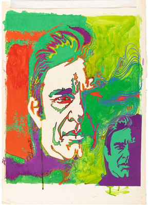 Johnny Cash Poster 1970 Bob Peak Portrait DIN A1 Vintage