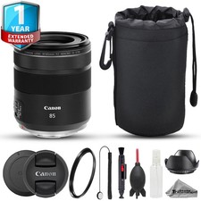 Canon RF 85mm f/2 Macro IS STM Lens - 8pc Starter Kit  1 Yr Warranty
