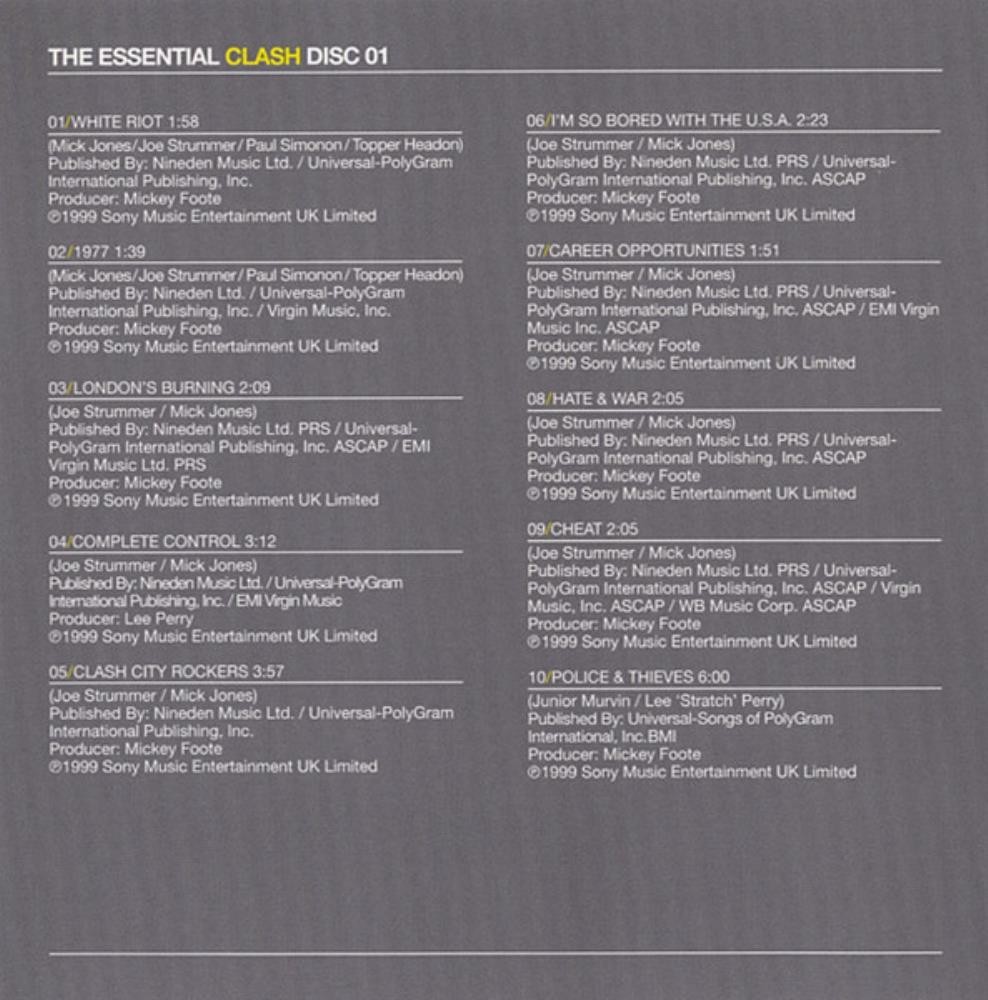 The Essential Clash The Clash CD 2010 Free UK P&P Value Guaranteed Audio CD thumbnail 6