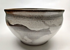 Vintage 1994 Tom NORBY Art Pottery Bowl Runni...