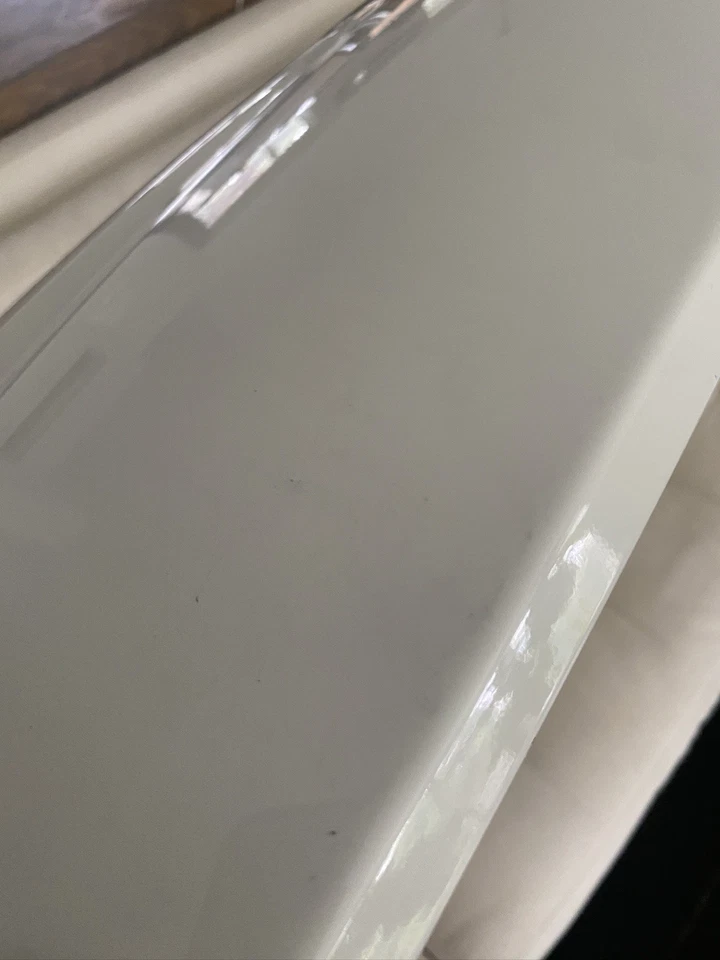 Panel de instrumentos Fiat 500 blanco 12-19 bisel blanco 1VH561W9AB OEM no pegajoso Foto 3 de 4