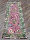 Bohemian Oushak Turkish Rug ,Oushak Turkish Hand Made Contemporary Rug, 2x6 Ft — photo 9