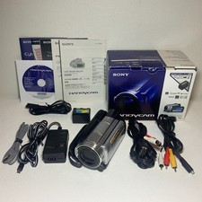  MINT In Box SONY HDR-XR500V Handycam Camcorder Silver "NightShot" From Japan