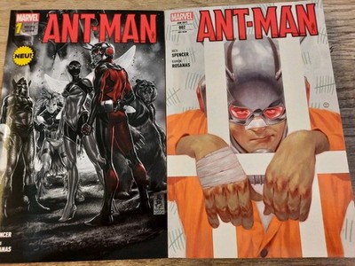 ANT-MAN # 1+2: Schurken im Sonderangebot + Ant-Mans Eleven TPB (Marvel) Komplett