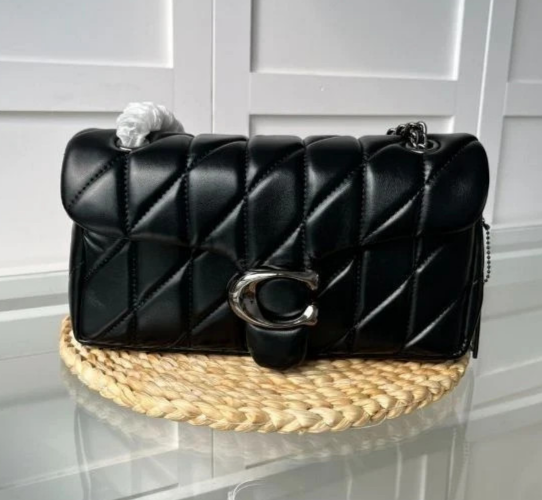 Coach Tabby Shoulder Bag 26 Quilted Black CP150 Outlet New US