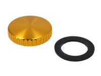 "Cnc Tankdeckel \"Sport Optik\", Gold Eloxiert - FüR Simson S50, S51, SR50, SR80, K"