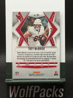 引退高額カードまとめ(ザーディクリカb3a1、ホーリーエンドb3) 2025 Panini Phoenix Football - Trey McBride #80 | eBay