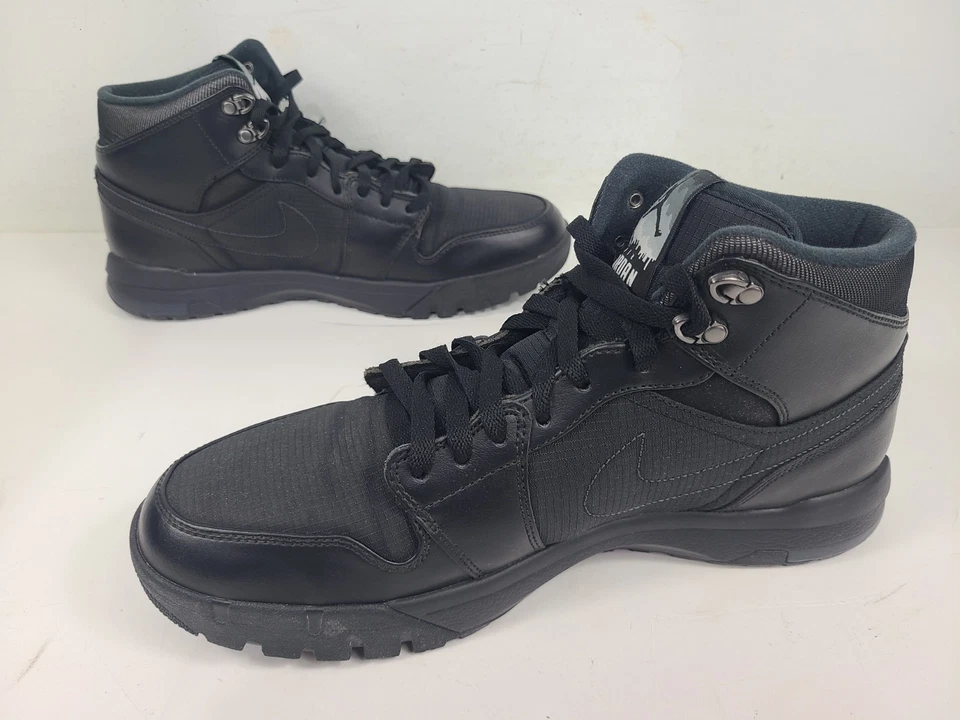 Botas negras Air Jordan 1 Trek 616344-010 para hombre talla 13 Foto 3 de 4