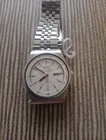 Vintage Seiko SQ Watch Men Stainless 7559-6000 White Dial 37mm For Repair