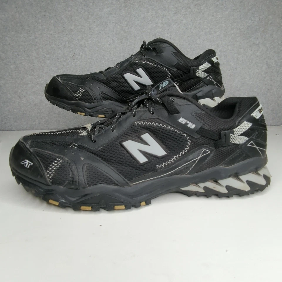 New Balance MT571BK Todo Terreno Para Hombres 12 Atléticos Trail Running Zapatos Negros Foto 3 de 4