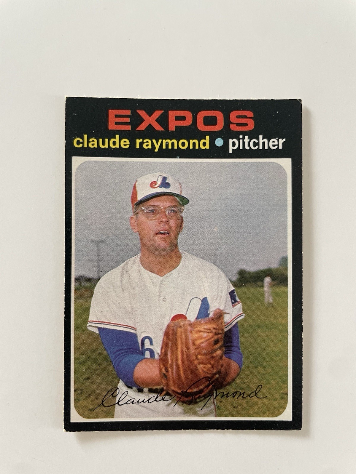 1971 OPC /O-Pee-Chee #202 CLAUDE RAYMOND EXPOS HIGH GRADE ! PRINTED IN CANADA!