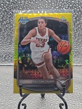 2025-26 Bowman Chrome Aaliyah Crump 1st Bowman Yellow Mojo #27/#75. Texas 🔥 
