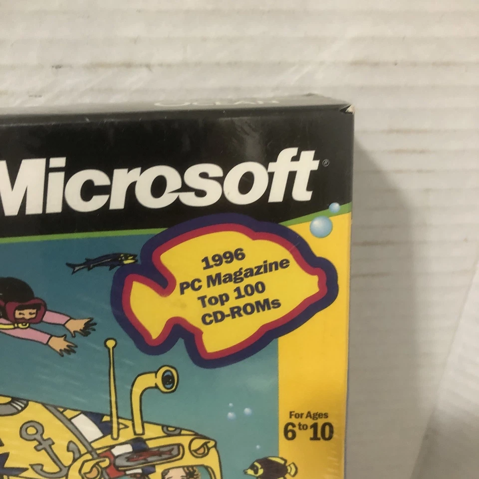 Vintage Mac OS Magic School Bus Ocean CD-Rom Microsoft Rare New Old Stock - Image 3 of 4