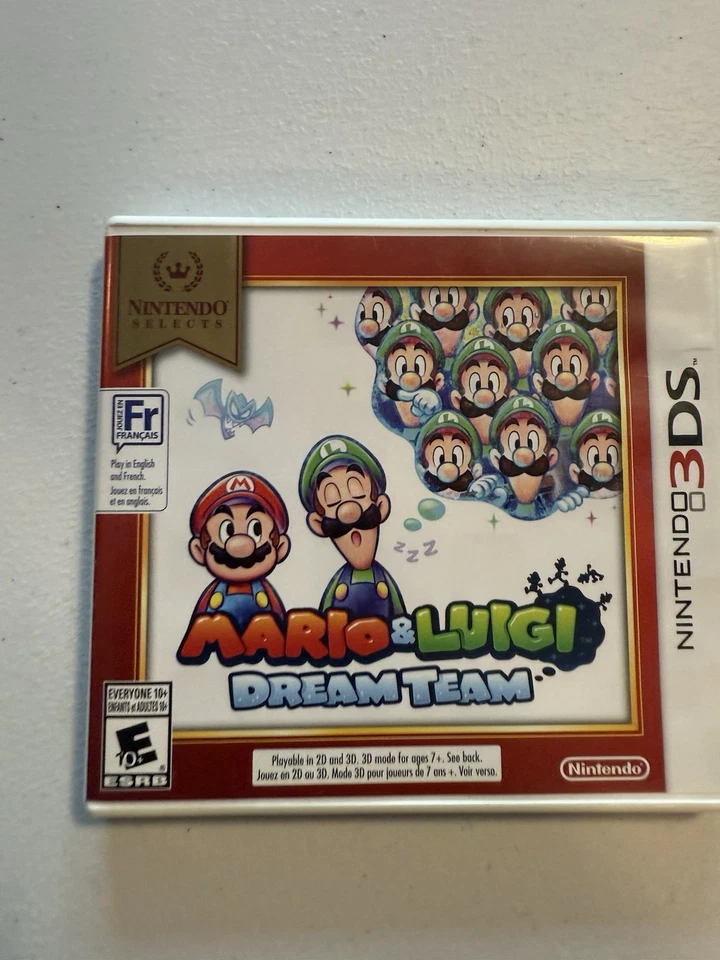 Mario and Luigi Dream Team (Nintendo 3DS, 2013) Complete Tested Authentic Game - Image 2 of 4