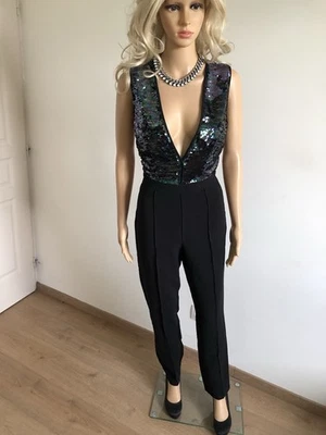 Combinaison noire neuve avec sequins Morgan taille 36 (valeur 95€) - Photo 1/4