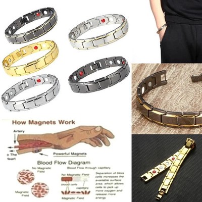 Magnetic Therapy Bracelet For Pain Relief - Hematite Stone, Unisex Bangle