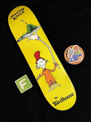 SIGNED Jeremy Klein Dr.Seuss Green Eggs & Ham Hook-Ups Skateboard