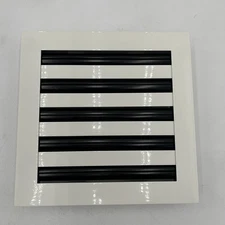 NEW!! 8" x 8" Linear 5 Slot Diffuser - White Modern Decorative AC Vent Cover