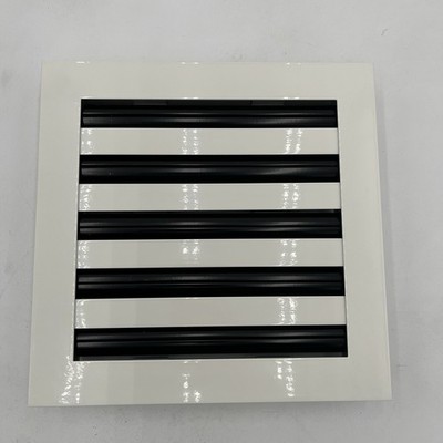 NEW!! 8'' x 8'' Linear 5 Slot Diffuser - White Modern Decorative AC Vent Cover