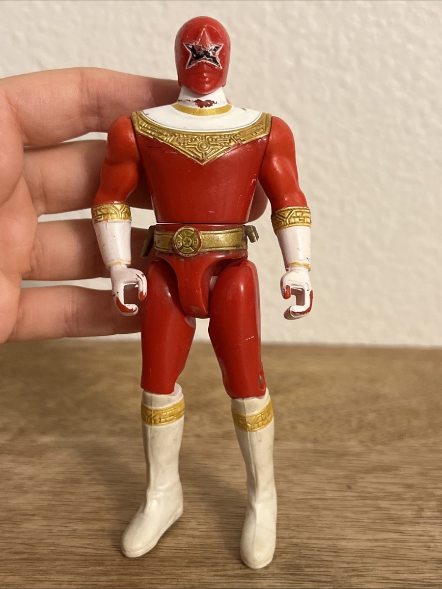 Power Rangers Zeo 5.5”Red Ranger V Sword Action Feature Figure