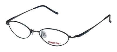 NEW COSMOPOLITAN SUMPTUOUS EYEWEAR 48-17-135 OVAL METAL WOMENS BLUE MULTI-COLOR