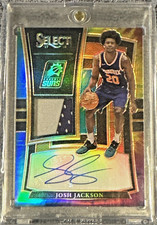 2017-18 Panini Select Josh Jackson RC Rookie Patch Auto /25 Tie-Dye #RJA-JJK