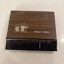 Vintage 1960s Park Sherman Mixers Index