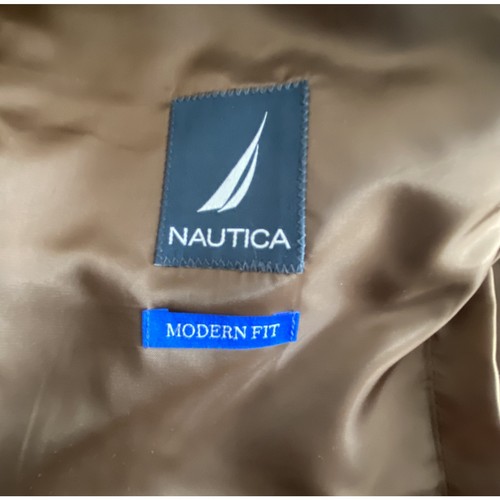 Nautica Men's 42 Regular Corduroy Sport Coat Modern Fit Camel Brown NEW - 第 7/9 張圖片