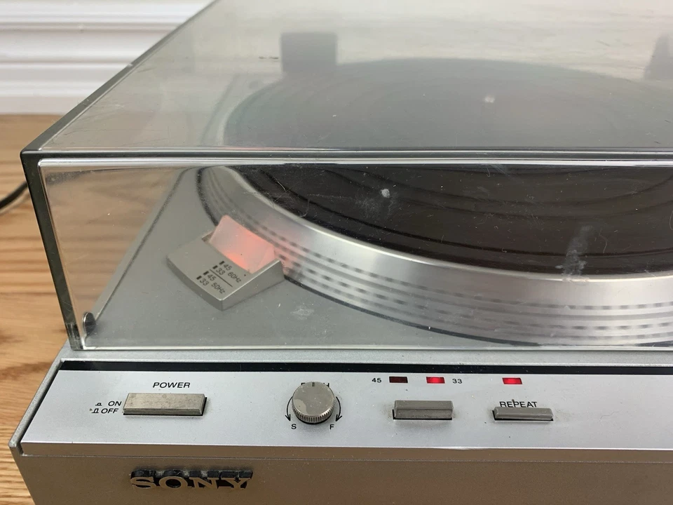 SONY PS-T33 Stereo Turntable Full-Auto Direct Drive Record Player JAPAN 1981 - Image 4 of 4