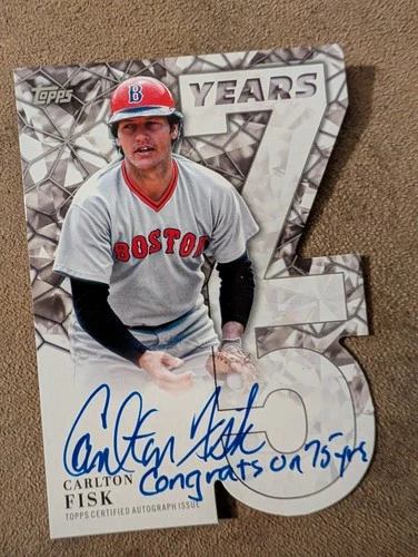 2026 Topps Series 1 Carlton Fisk Red (RAW)