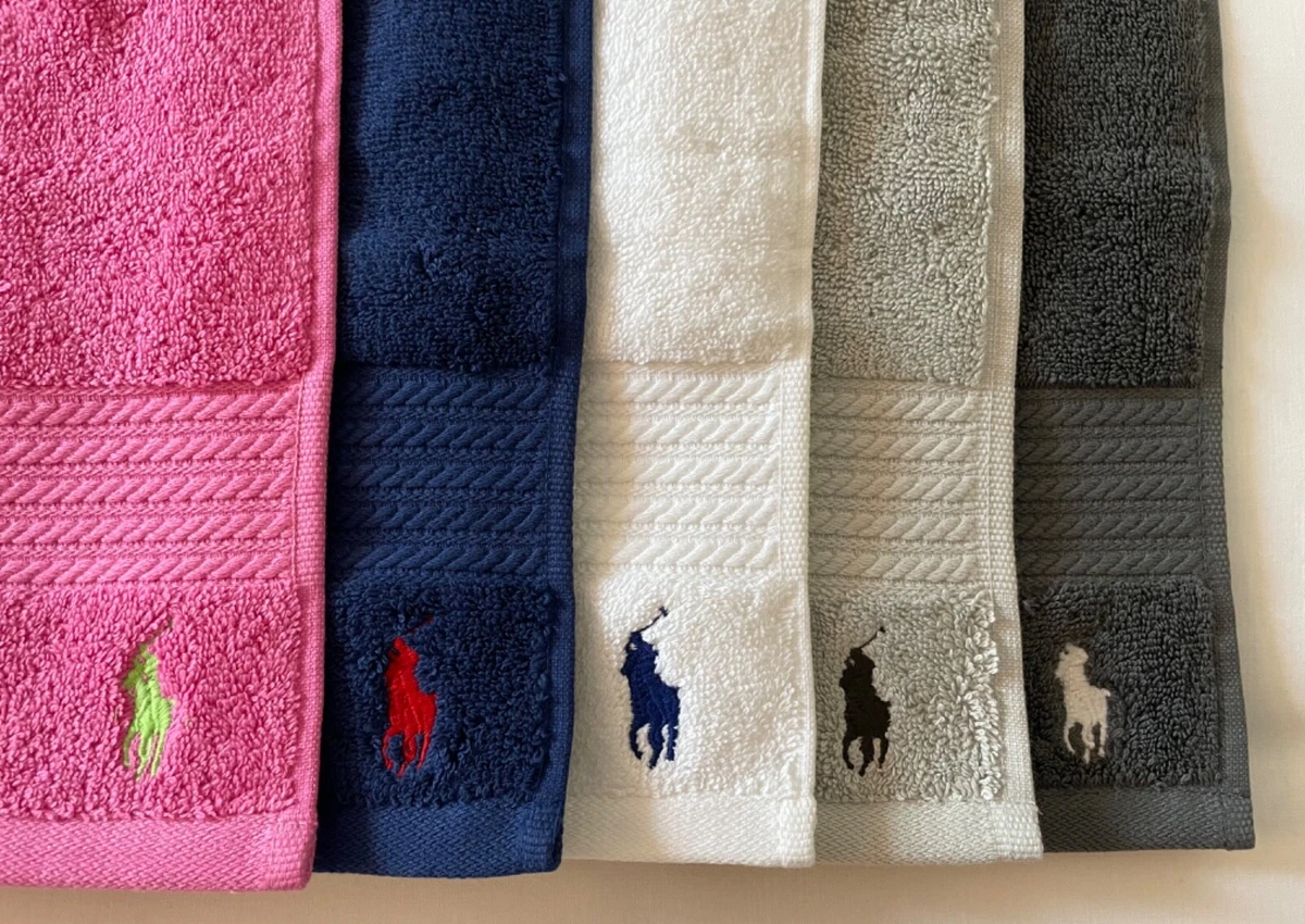 Ralph Lauren Polo Player Hand Towel - New Iris Blue