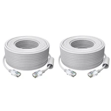 ZOSI 150ft(45m) 2-Pack Cat5e Ethernet Network RJ45 Cable High Speed Network 