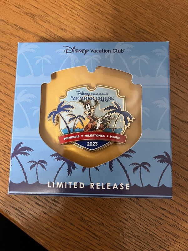 DVC-Disney Vacation Club Disney Cruise Line 2023 Member Cruise Pin -Goofy