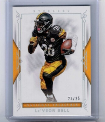 2017 Panini National Treasures Le'Veon Bell Holo Base #'ed 23/25