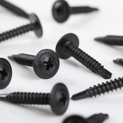 #ad Phillips Truss Head Black Sheet Metal Self Tapping Screw #8 x 1#x27;#x27; Qty 500 $31.35