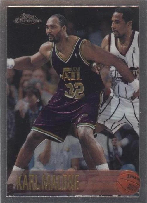 1996-97 Topps Chrome - Karl Malone #105
