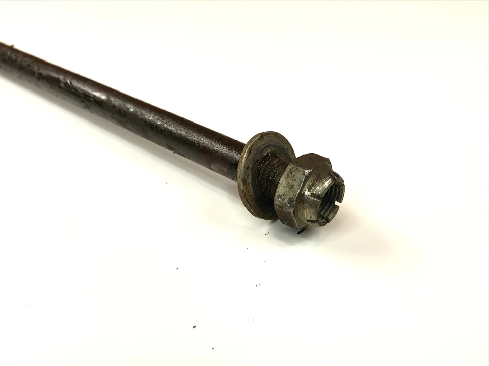 80 Honda XL185S XL 185 OEM Rear Swingarm Bolt Pivot Shaft Nut 5-P - Image 2 of 3