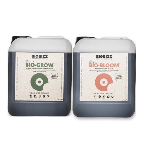 BioBizz Bio-Grow & Bio-Bloom – je 5 Liter / 100 % organisch / Wachstum & Blüte - Bild 1 von 3